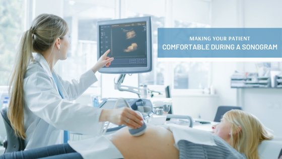 Making Your Patient Comfortable During a Sonogram